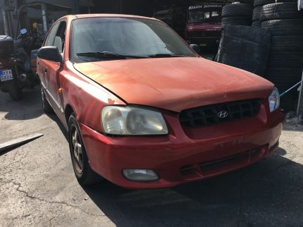 HYUNDAI ACCENT ΜΟΝΤΕΛΟ: 1999-2002 ΚΥΒΙΚΑ: 1300CC ΚΩΔ. ΚΙΝΗΤΗΡΑ: G4EA
